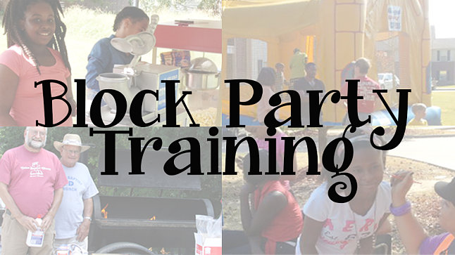 2021 Block Party Training - Little Rock