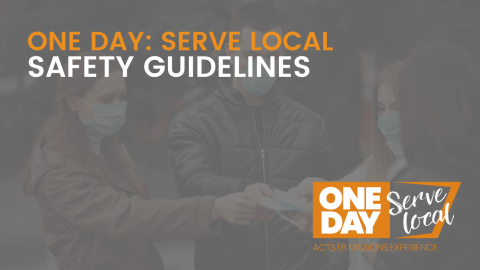 SERVE LOCAL: Safety Guidelines